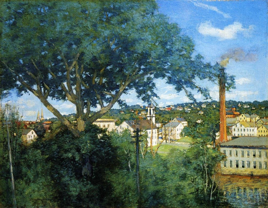 Das Fabrikdorf von J. Alden Weir