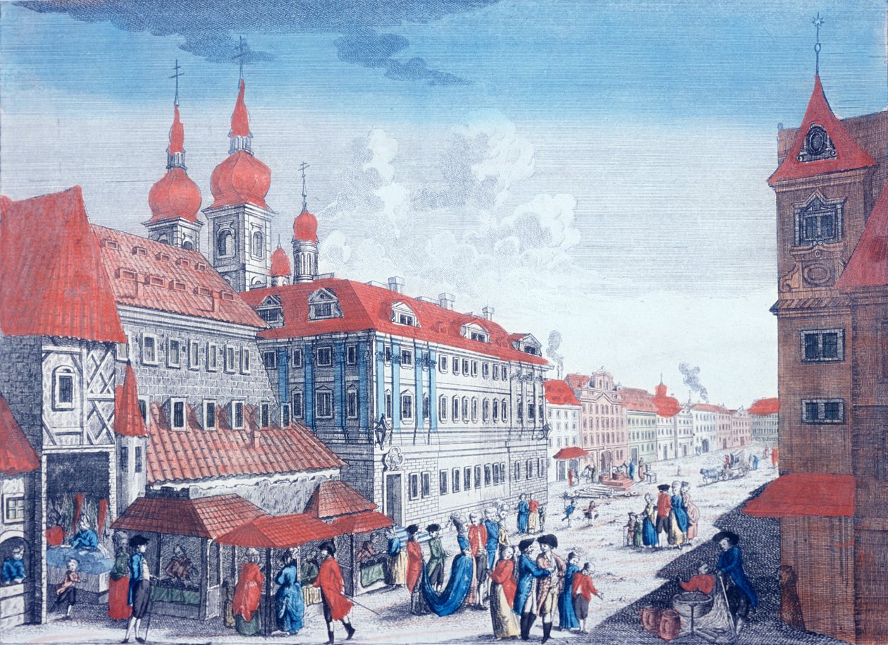 Theater in der Kotce Straße, ca. 1800 von J. Carmine