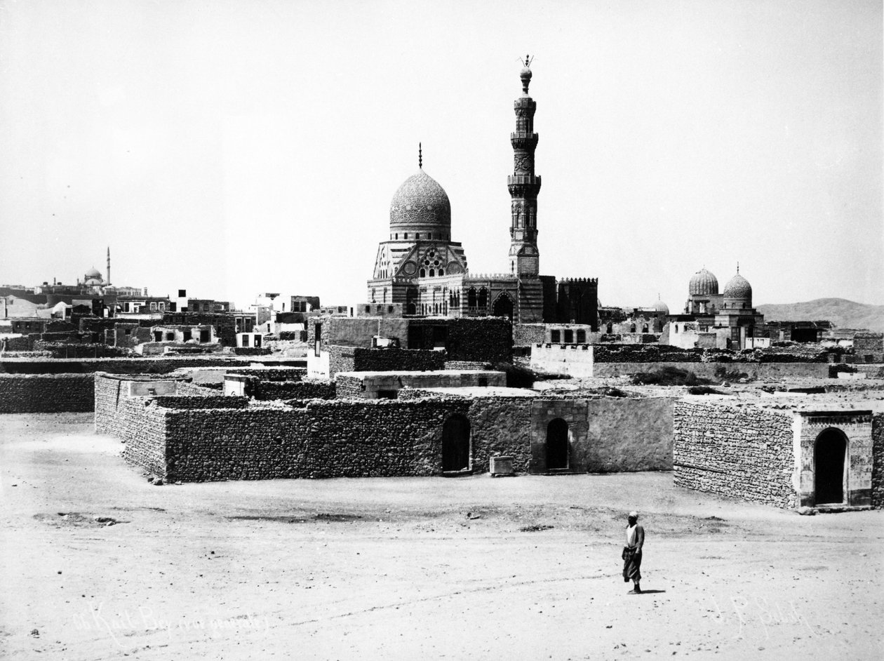 Moschee von Qaytbay, Kairo, ca. 1880 von J. Pascal Sebah