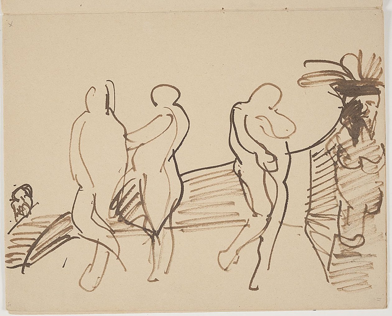 Figurenkomposition II von J.A. Jerichau (II)