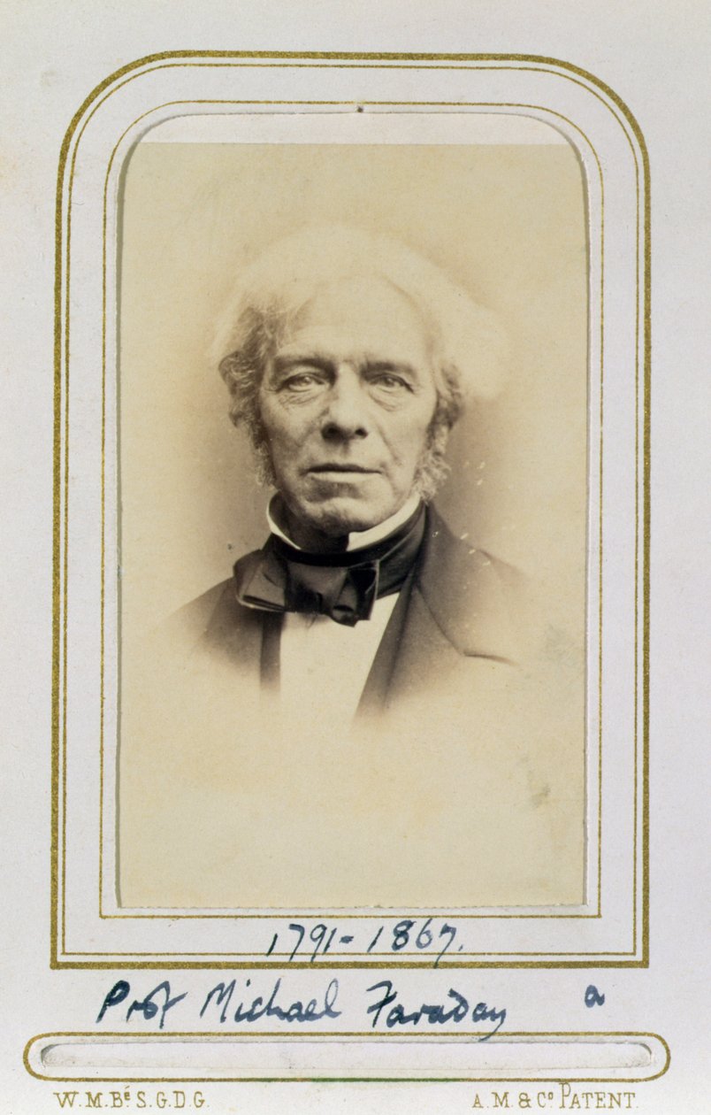 Porträt von Michael Faraday (1791-1867) von J.C. Watkins
