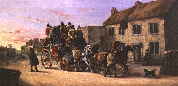 Kutschenszene von J.C. Maggs