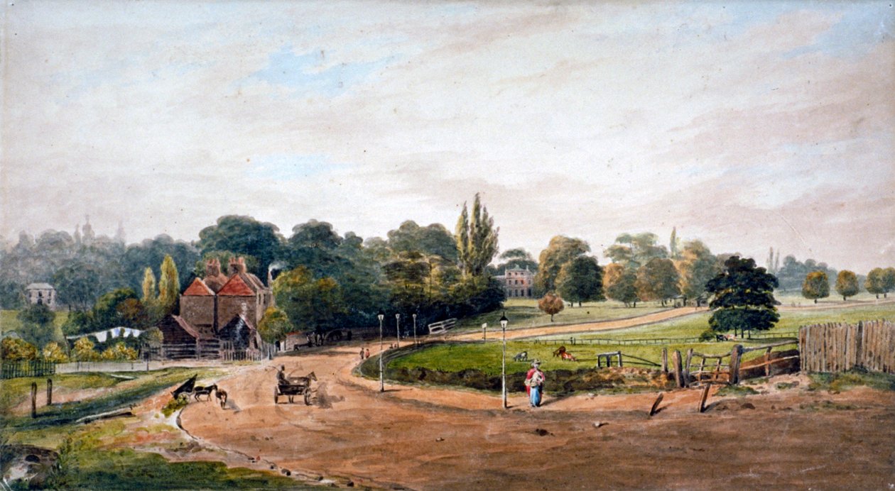 Lordship Lane, Camberwell, London, ca. 1860 von JC Mandy