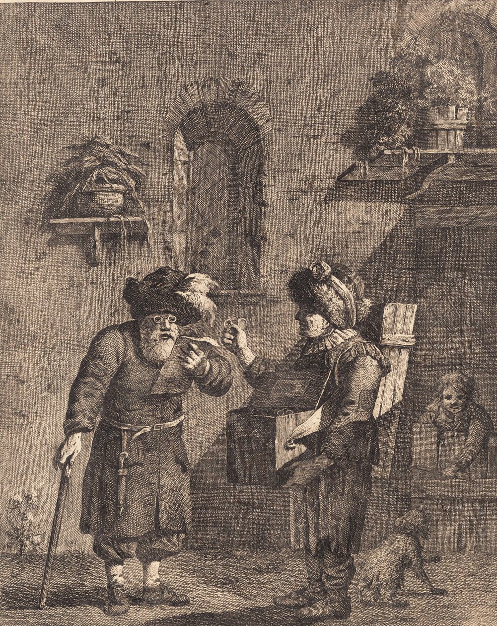 Ein Hausierer von J.F. Clemens