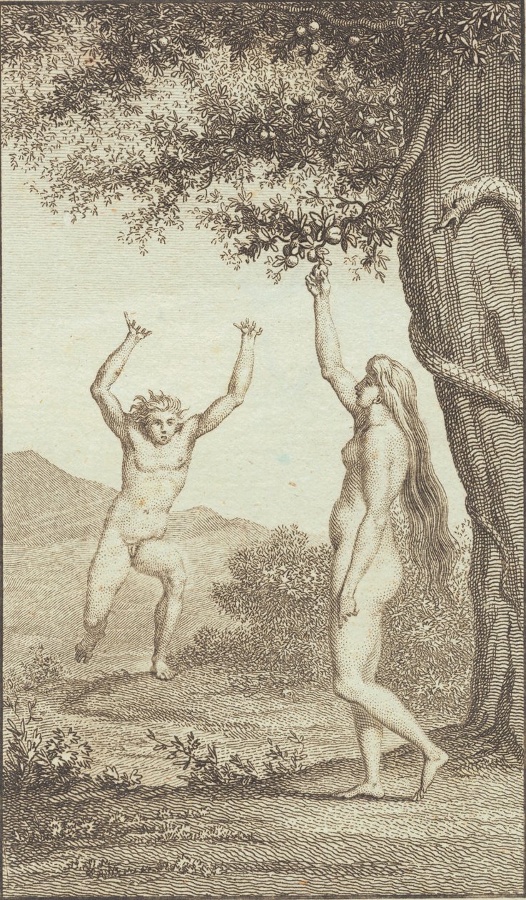 Illustration zu Ewalds "Adam und Eva". III von J.F. Clemens