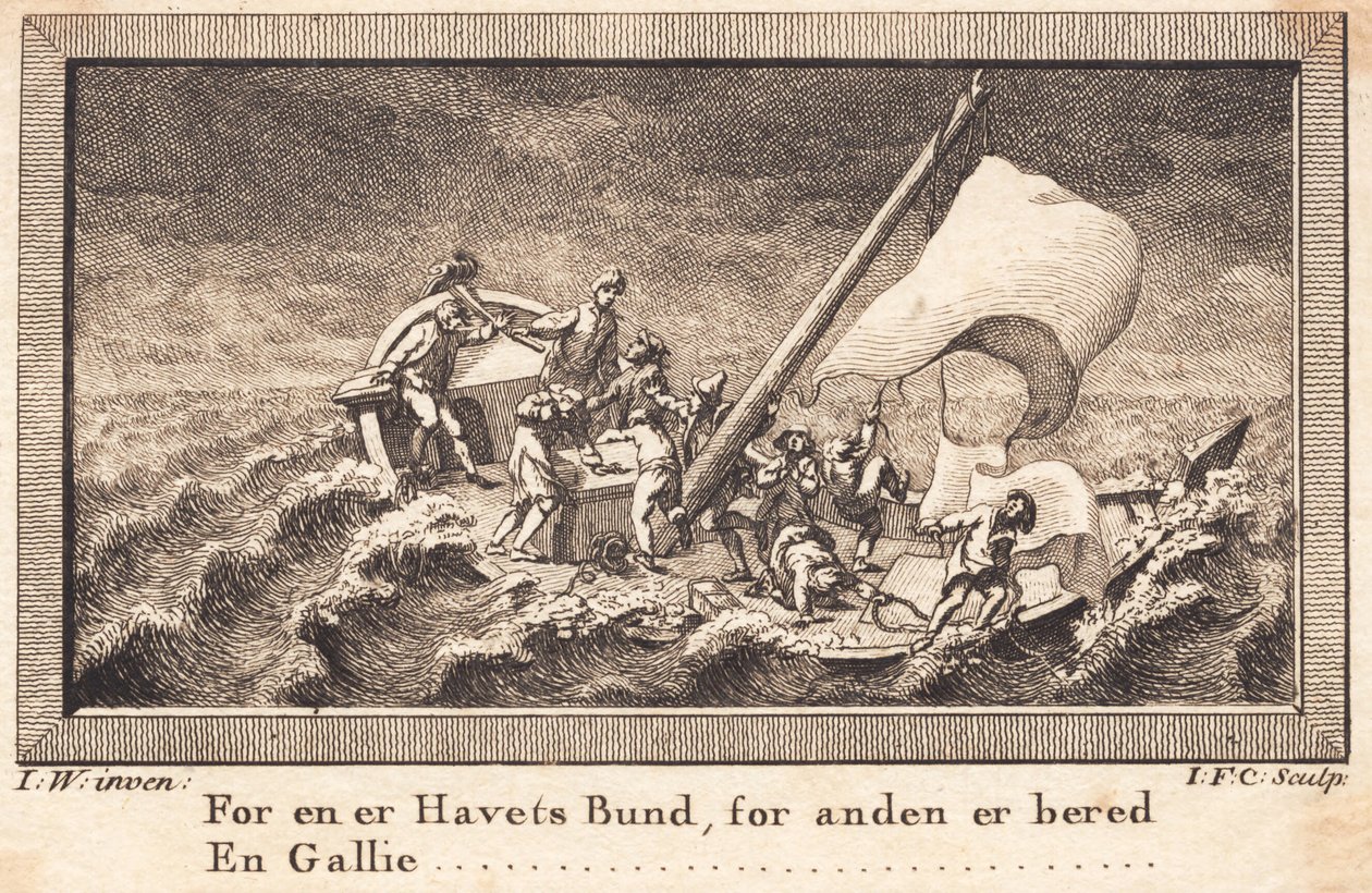 Peder Paars Jagd in Seenot von J.F. Clemens