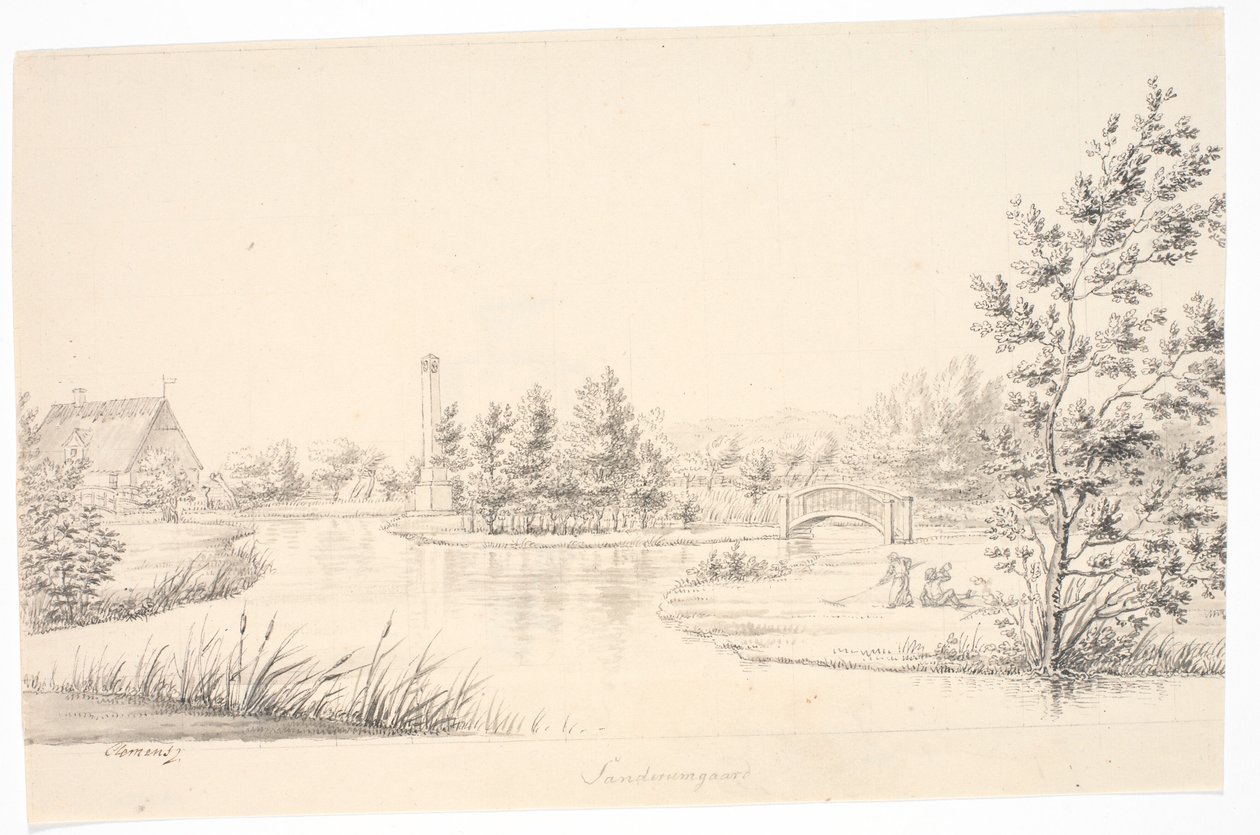 Sanderumgaards Garten XII von J.F. Clemens