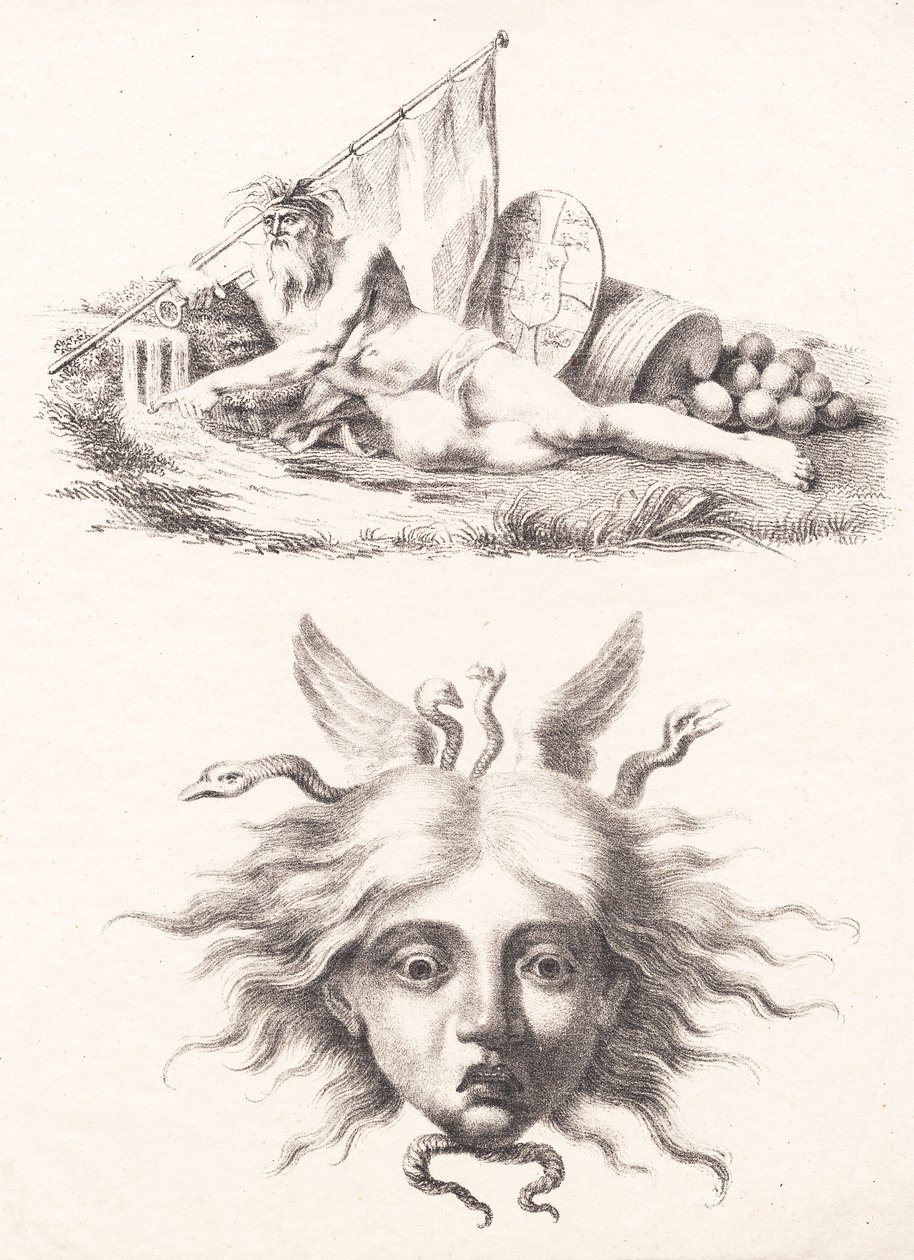 Öresund. Medusakopf von J.F. Clemens