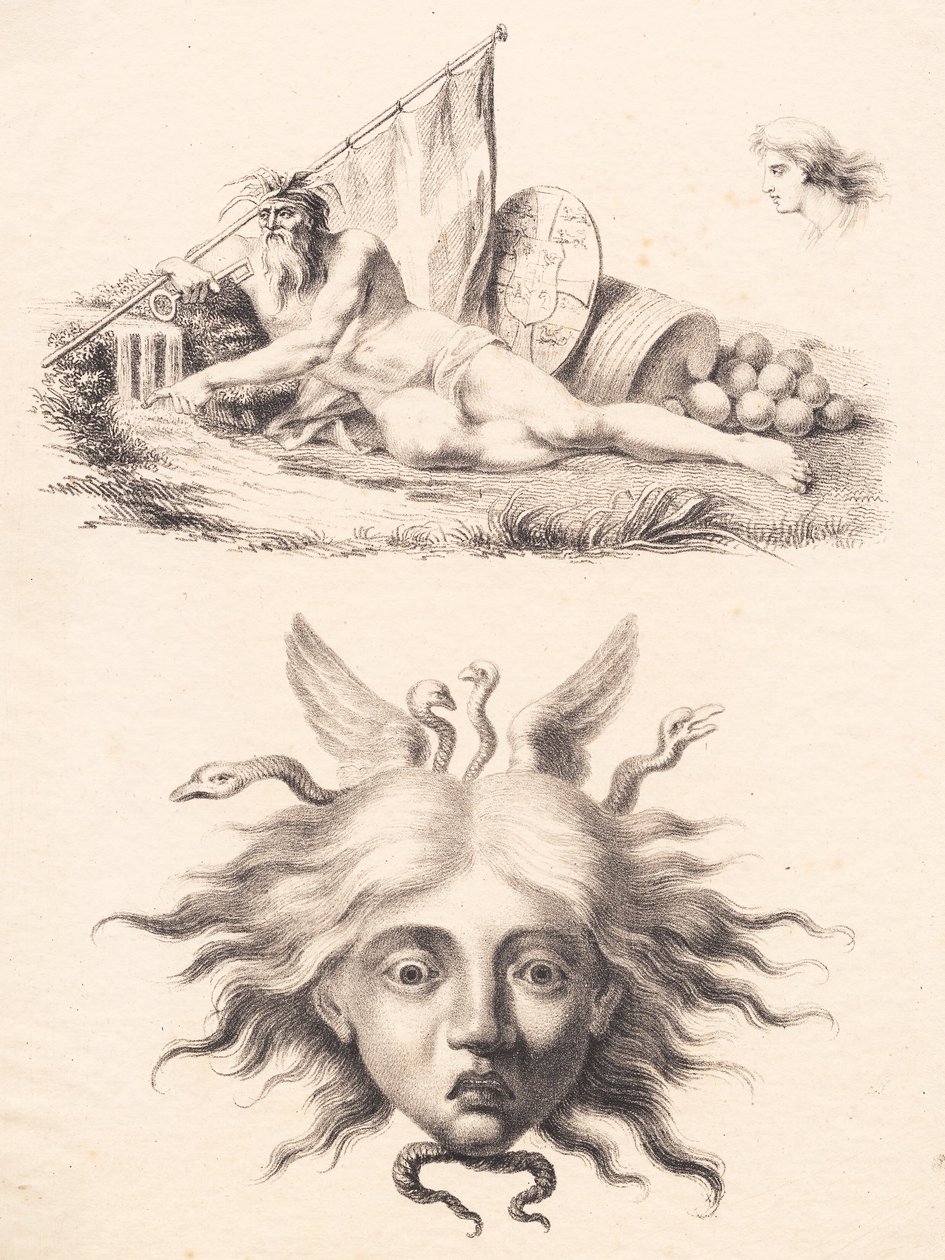 Öresund. Medusakopf von J.F. Clemens