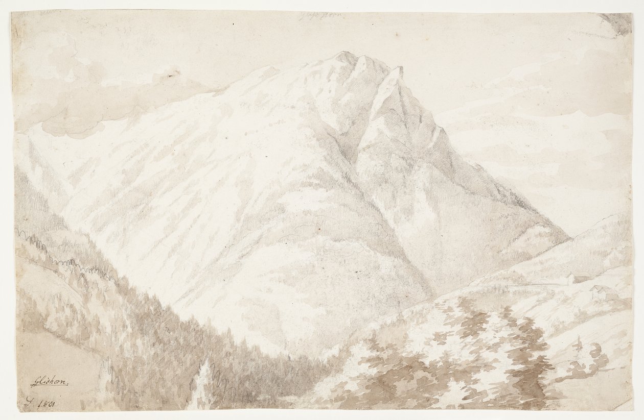 Blick über Glishorn von J.L. Lund