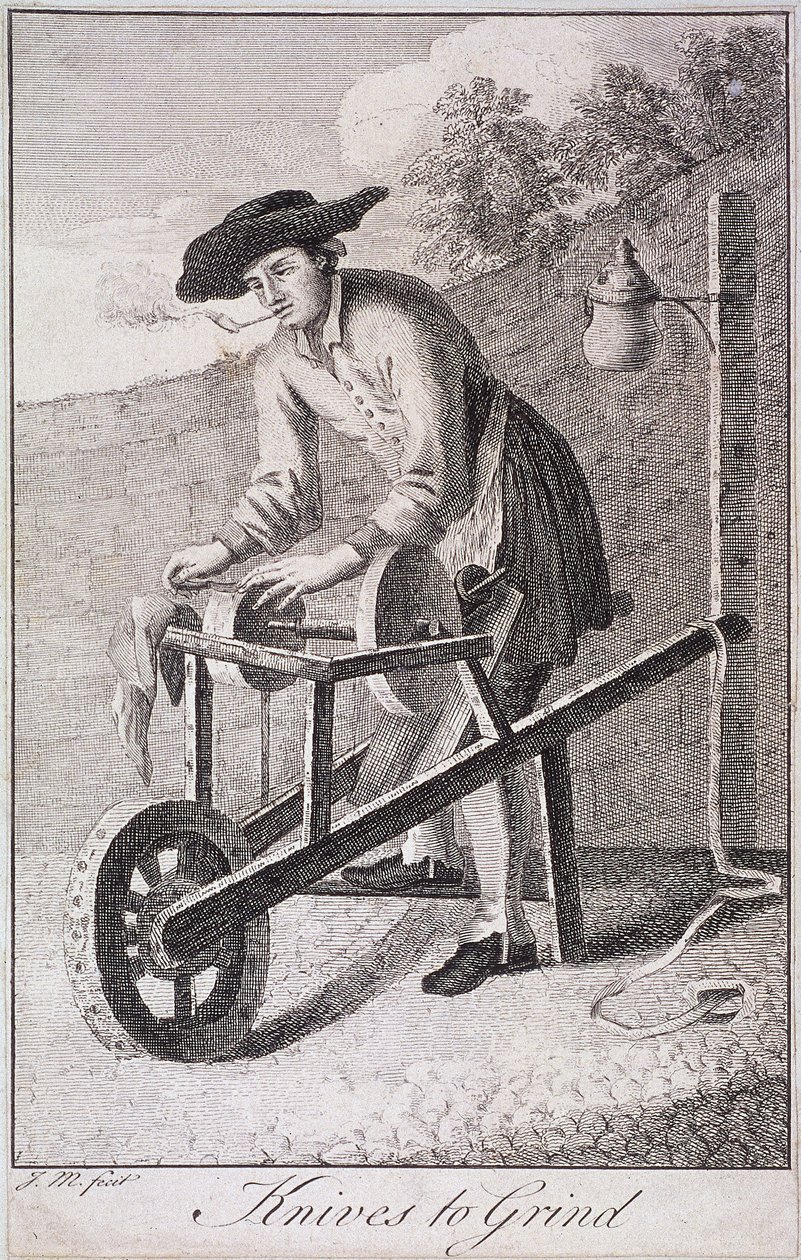 Messer zum Schleifen, Rufe von London von JM