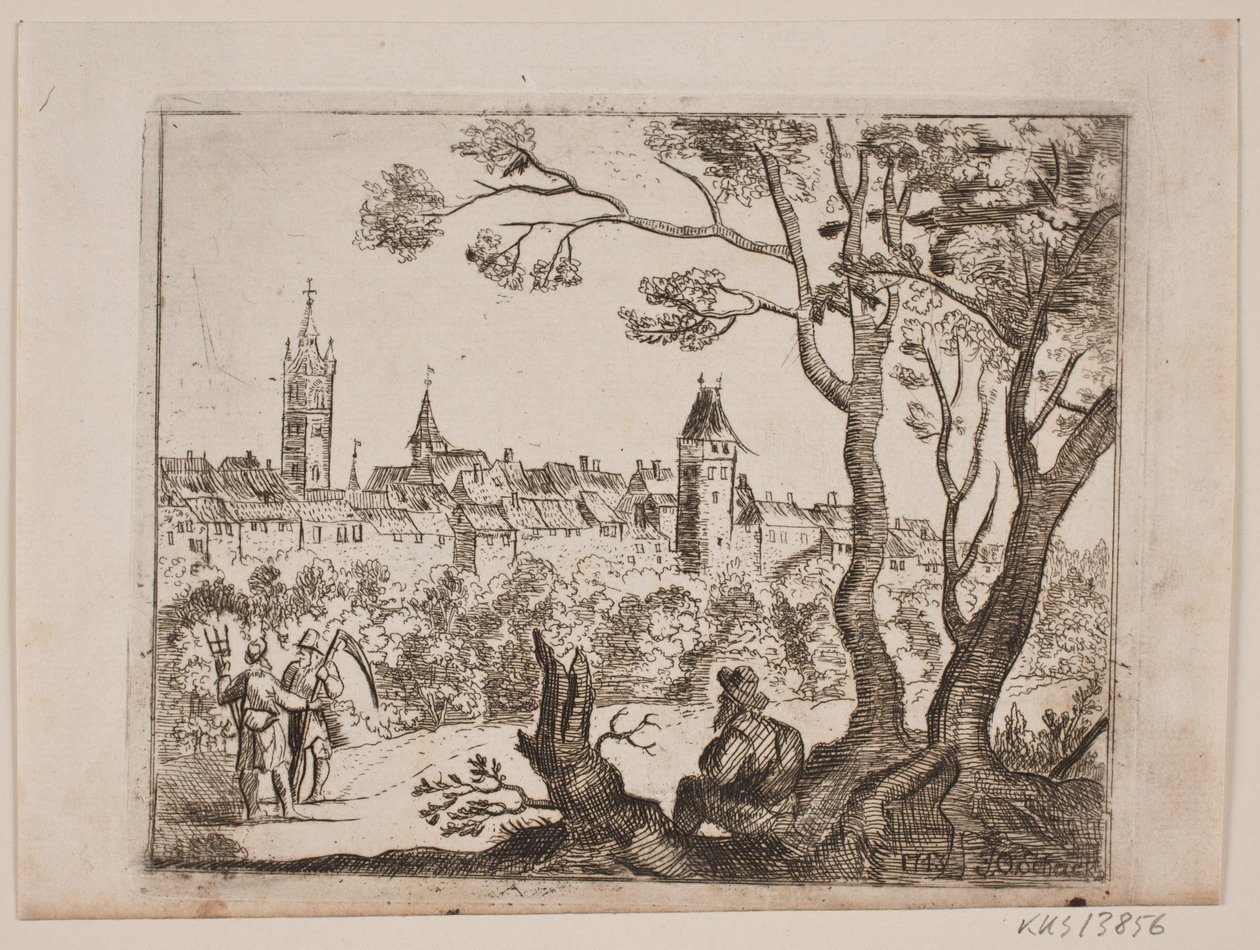 Bei einer Stadt von J.O. Schack
