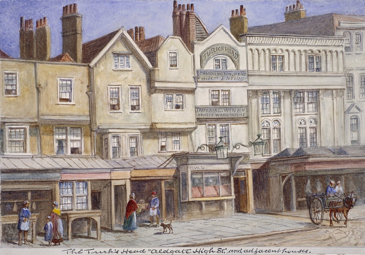 Aldgate High Street, London, 1869 von JT Wilson