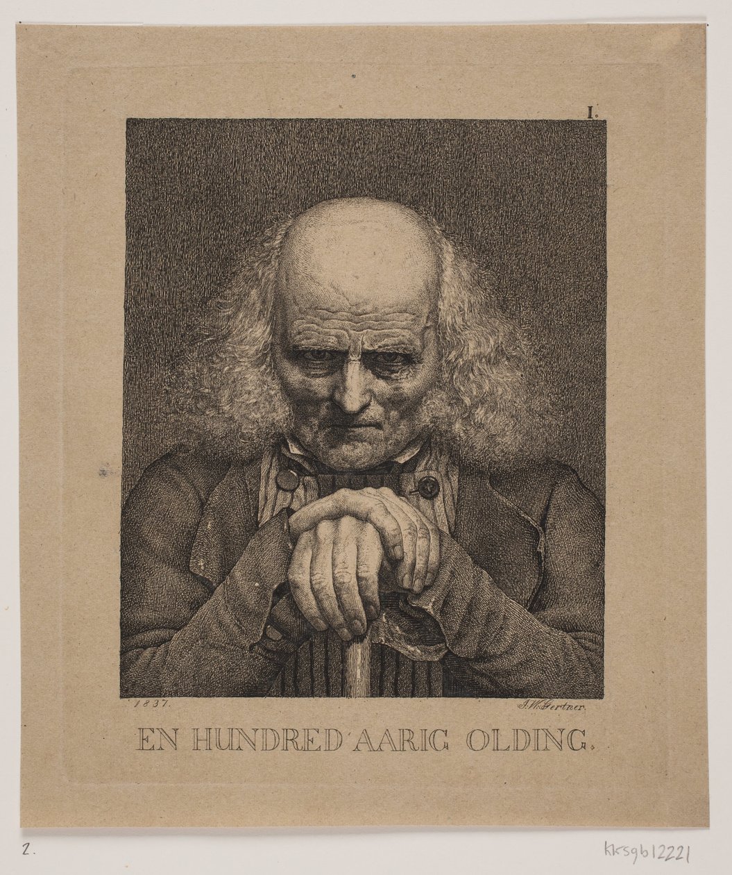 Ein hundertjähriger Greis von J.V. Gertner