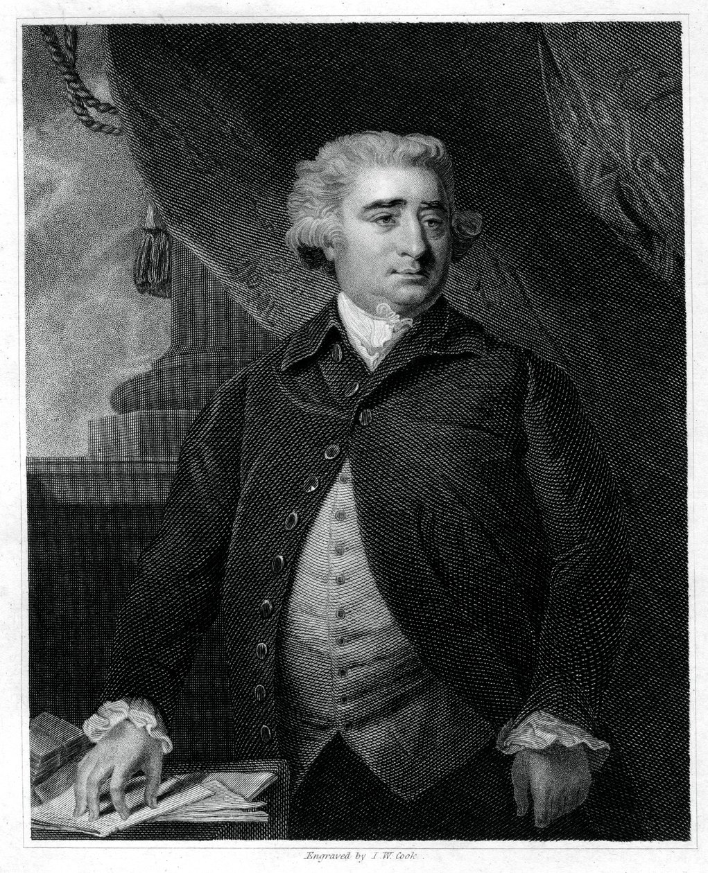 Charles James Fox, britischer Whig-Politiker von J.W. Cook