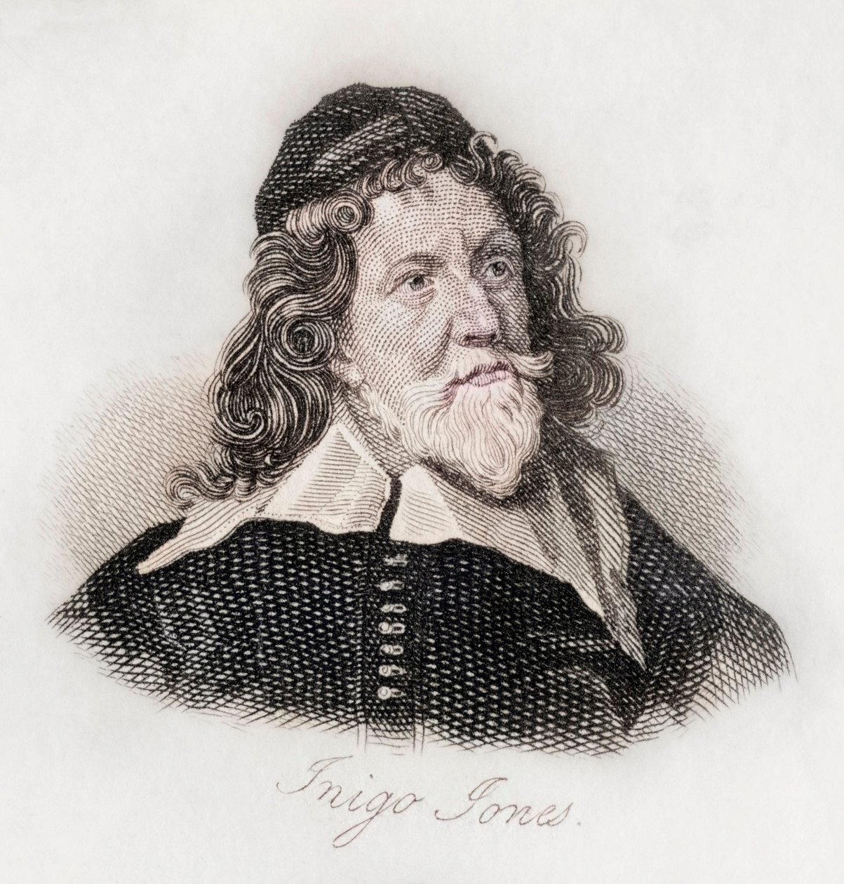 Inigo Jones (Gravur) von J.W. Cook