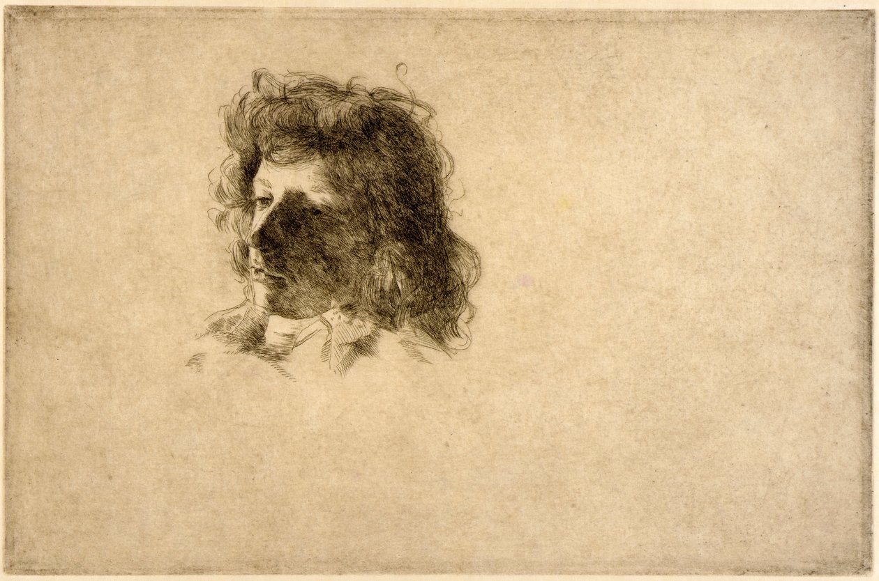 Ein Kopf von J. Alden Weir