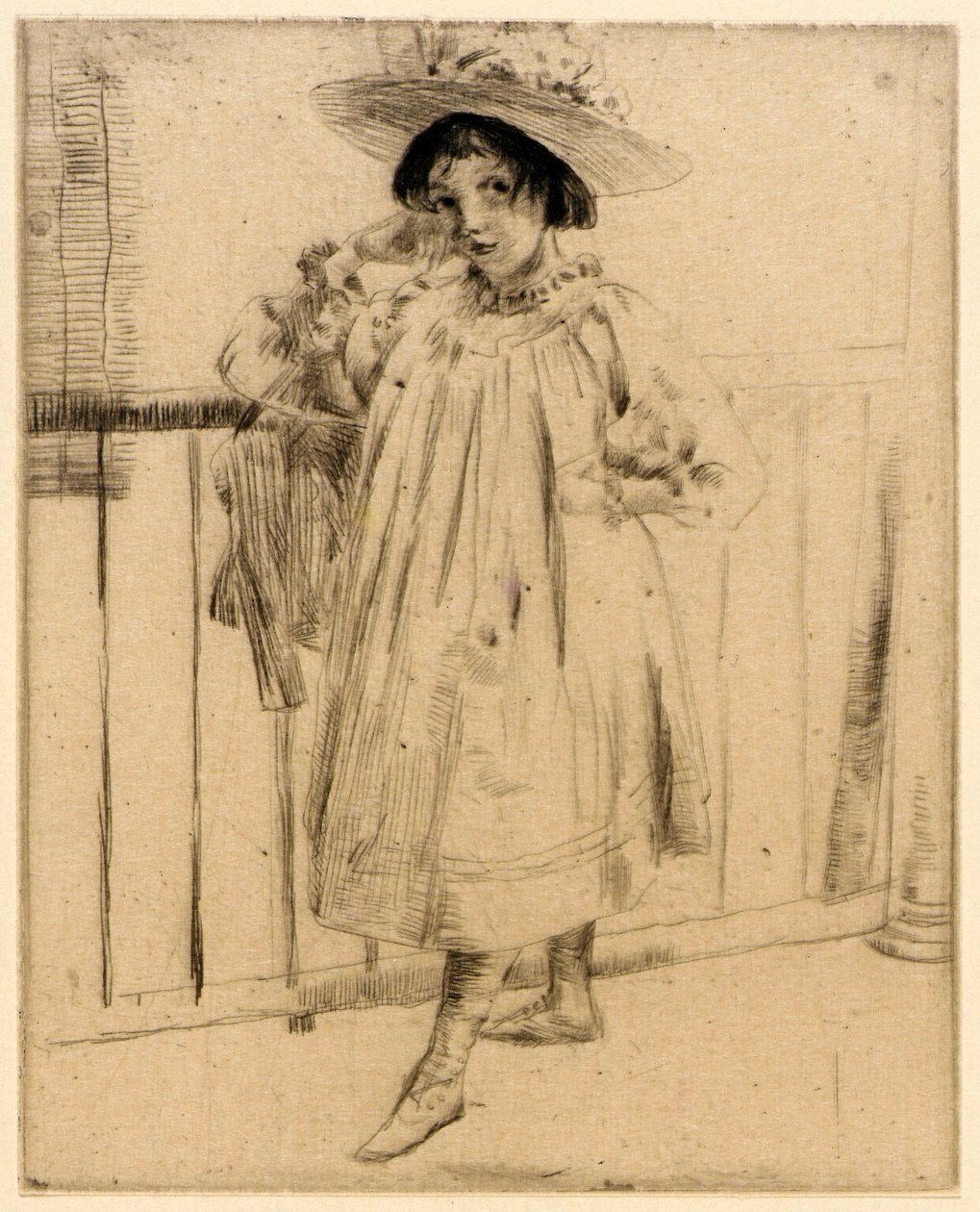 Auf der Veranda von J. Alden Weir