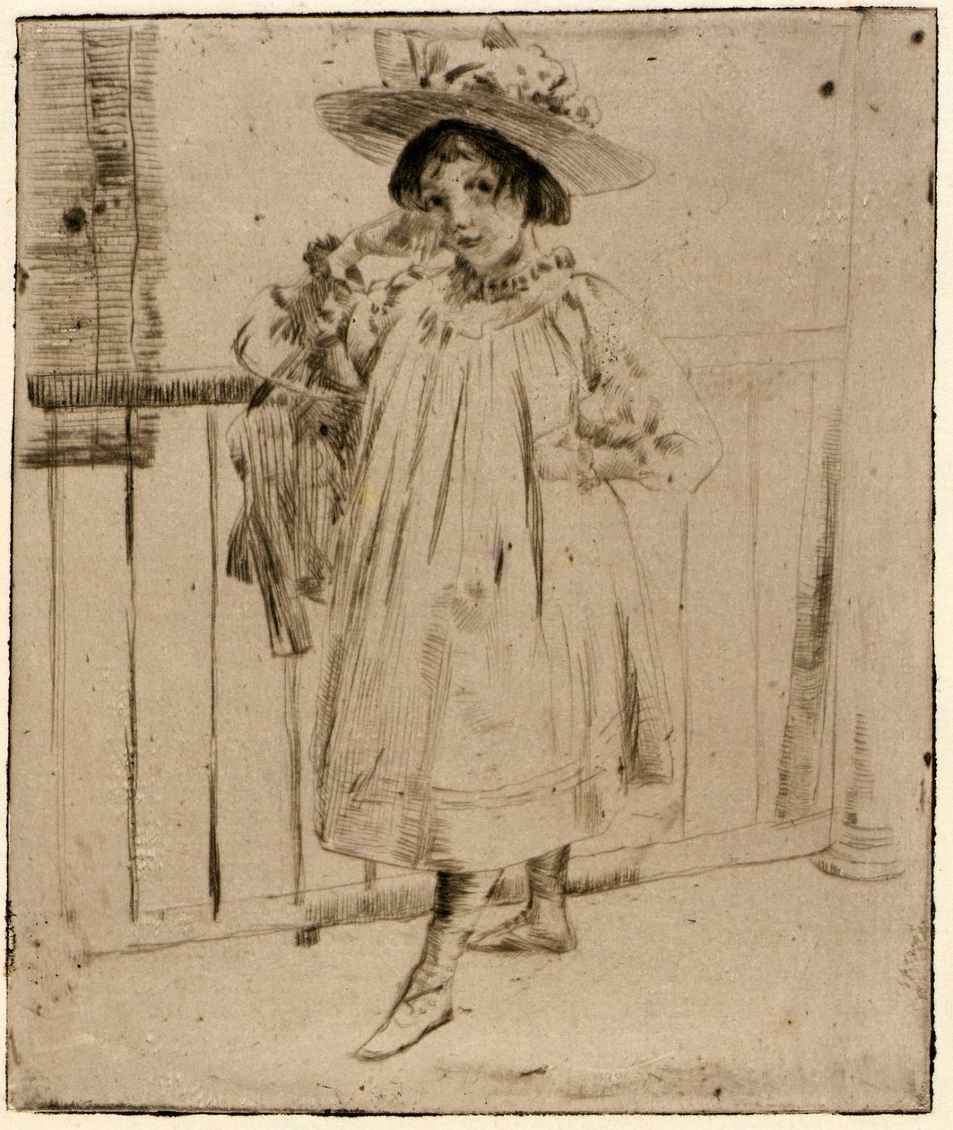 Auf der Veranda von J. Alden Weir