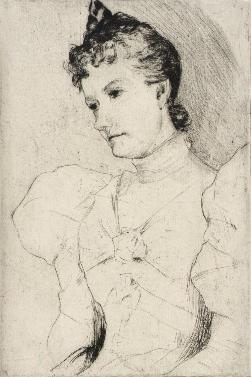 Porträt von Miss Ross von J. Alden Weir