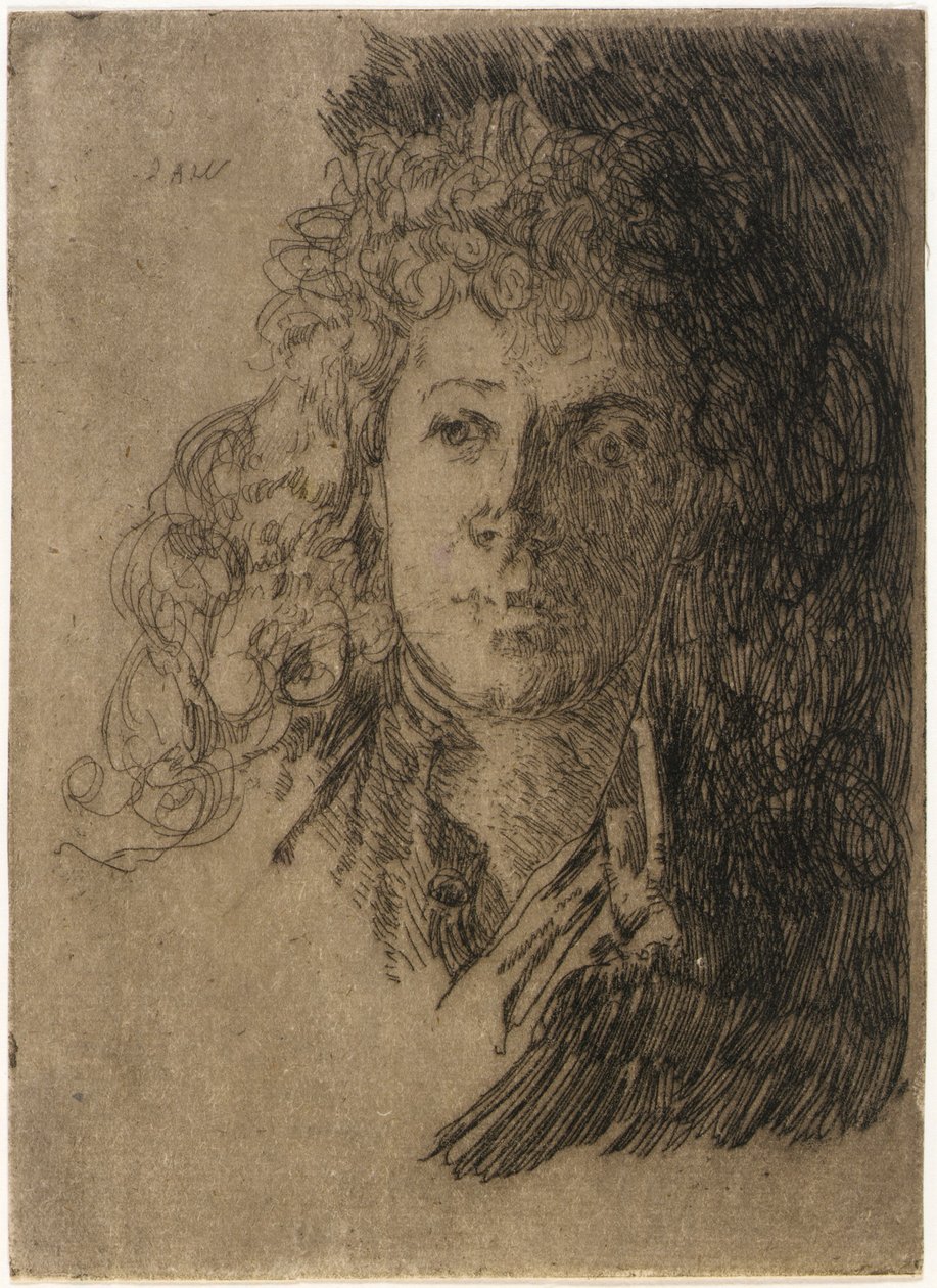 Porträt eines Mädchens von J. Alden Weir