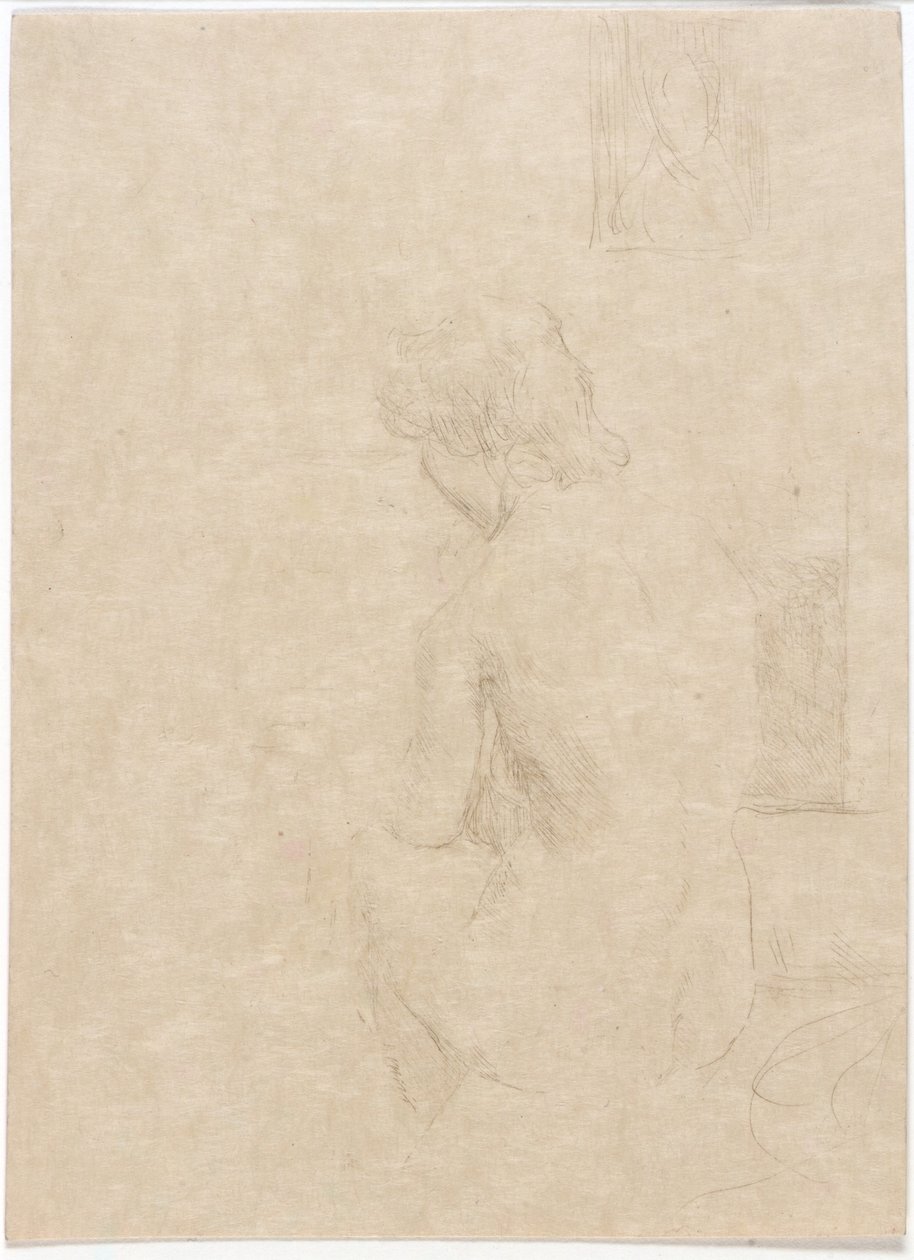 Sitzendes Modell von J. Alden Weir