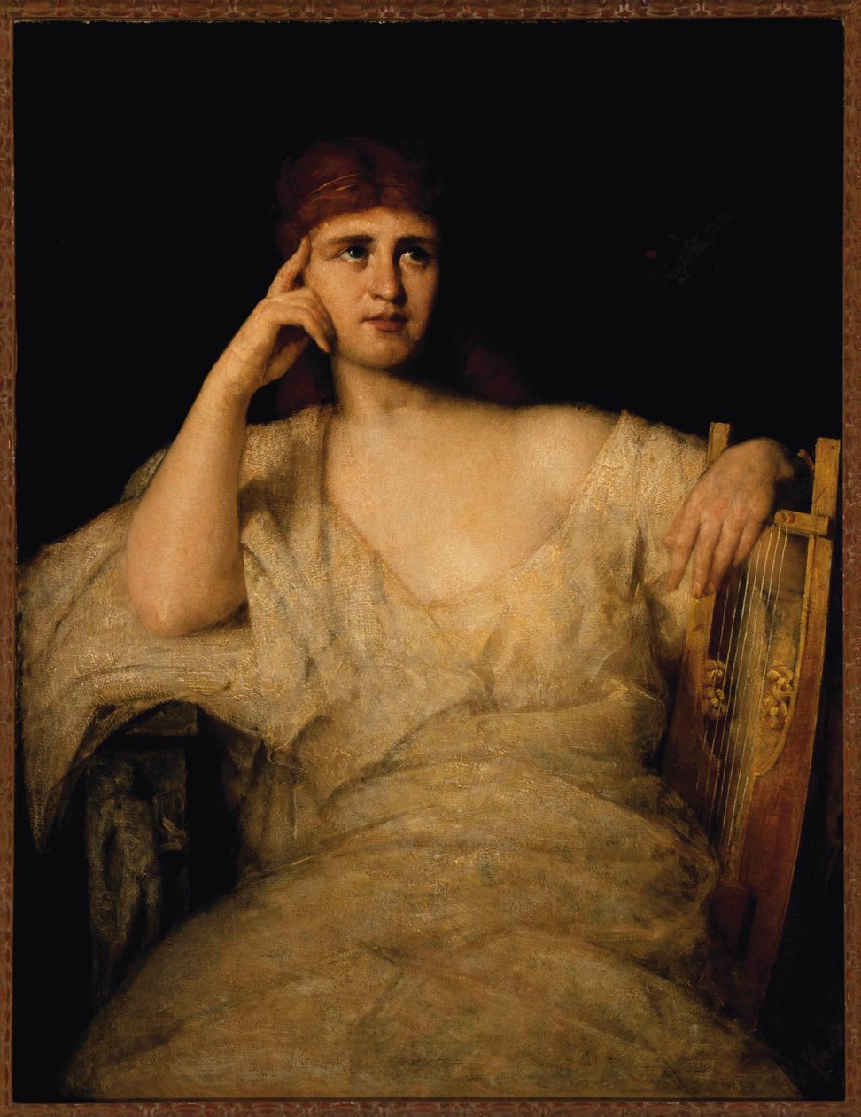 Die Muse der Musik von J. Alden Weir