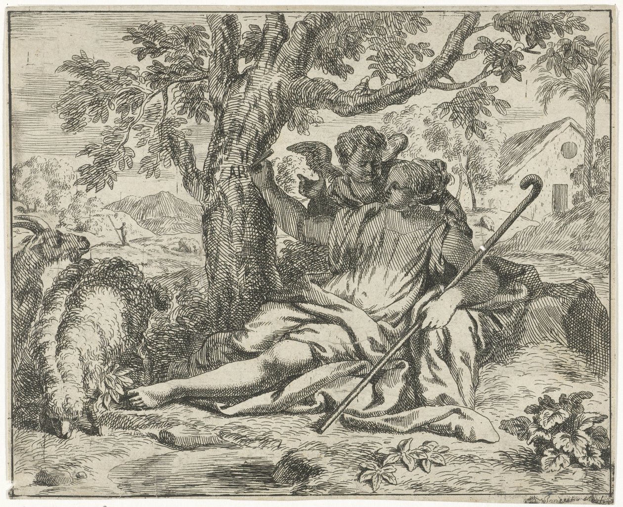 Engel erscheint Hagar von J. Alexander Janssens