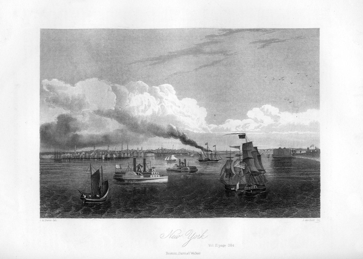 New York, 1855 von J. Archer