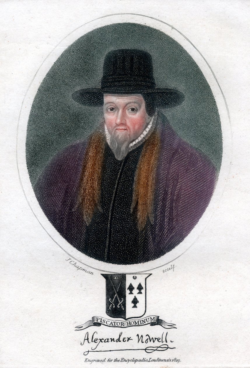 Alexander Nowell, englischer Geistlicher und Theologe von J. Chapman