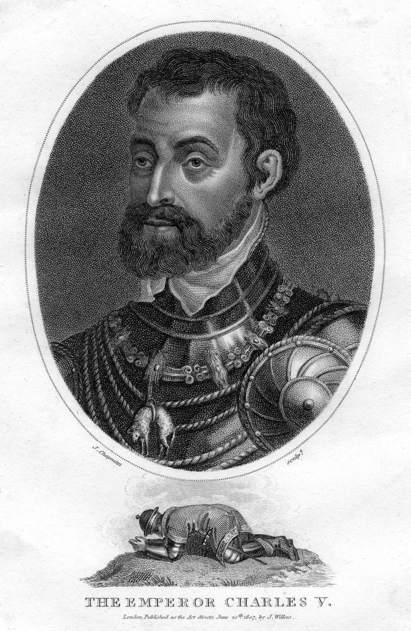Karl V., Heiliger Römischer Kaiser, 1807 von J. Chapman
