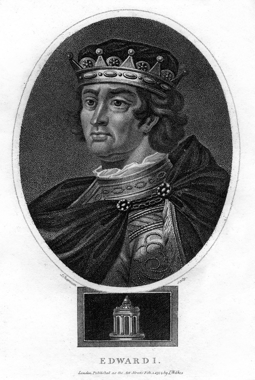 Eduard I. von England, 1804 von J. Chapman