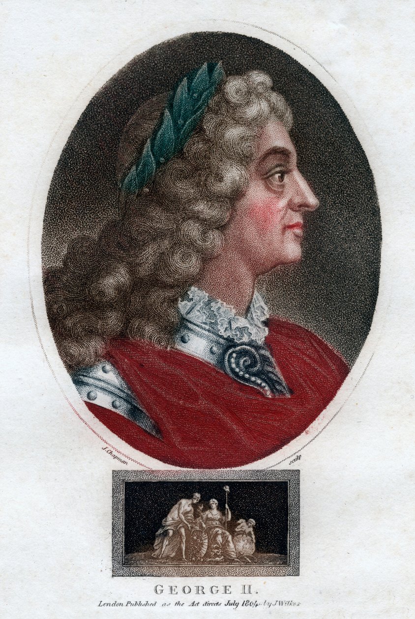 Georg II. von Großbritannien von J. Chapman