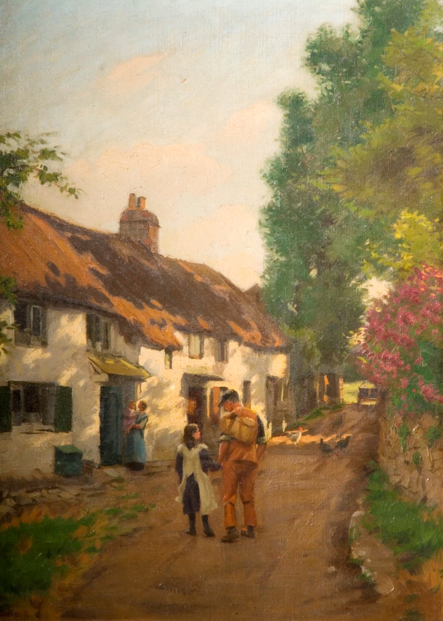 Heimwärts (Dashpers Lane, Brixham, Devon) von J. Cooke