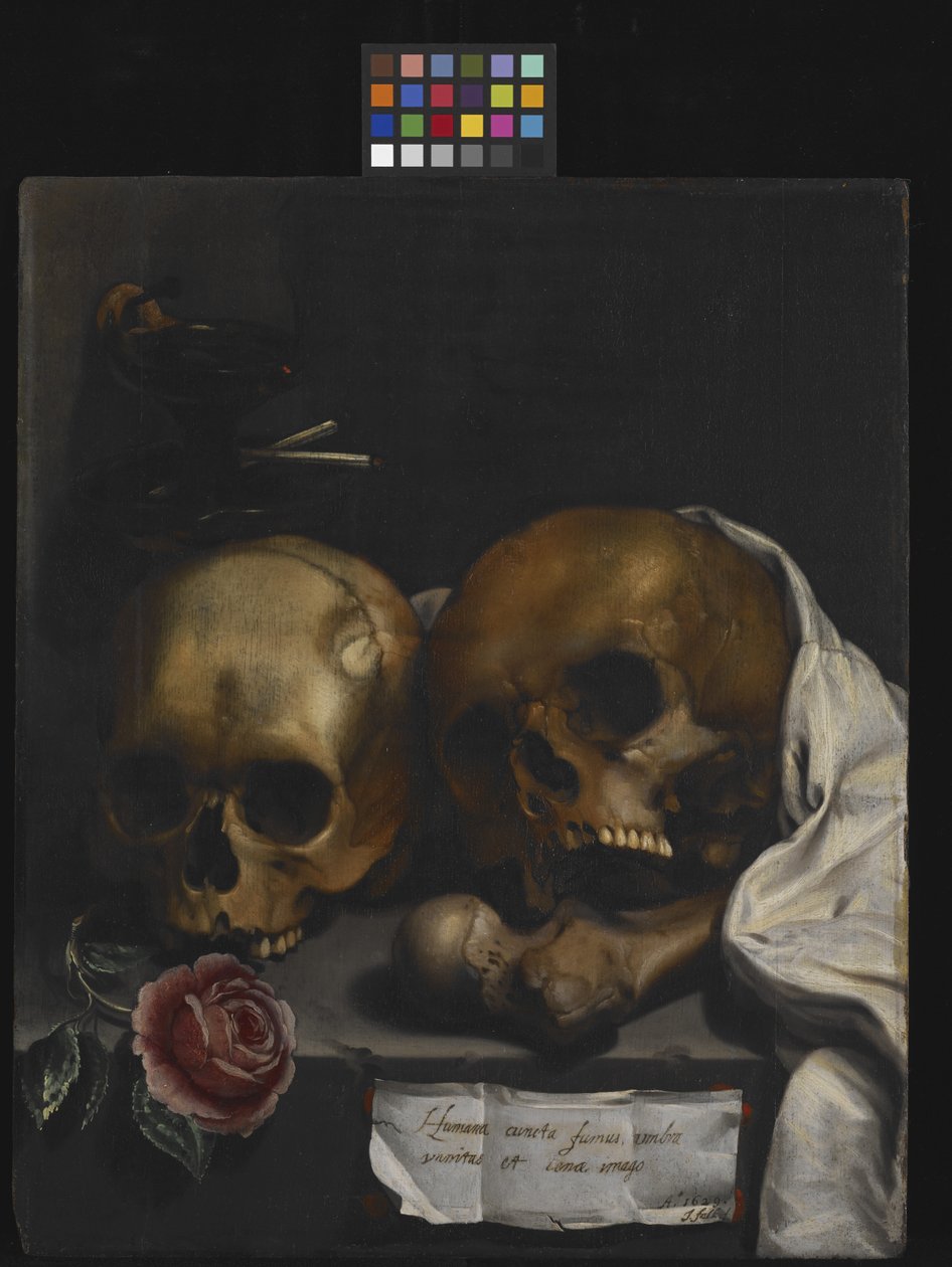 Vanitas-Stillleben von J Falk