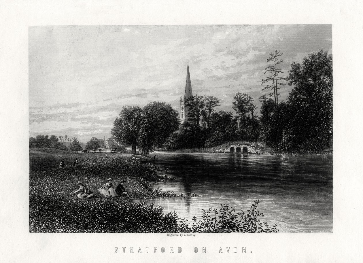 Stratford-upon-Avon, England, 1883 von J. Godfrey