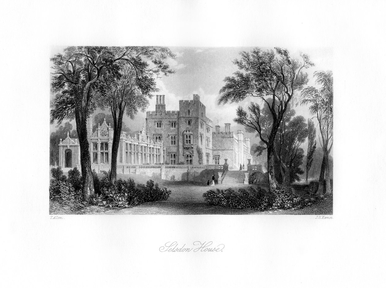 Selsdon House, 19. Jahrhundert von J. H. Kernot
