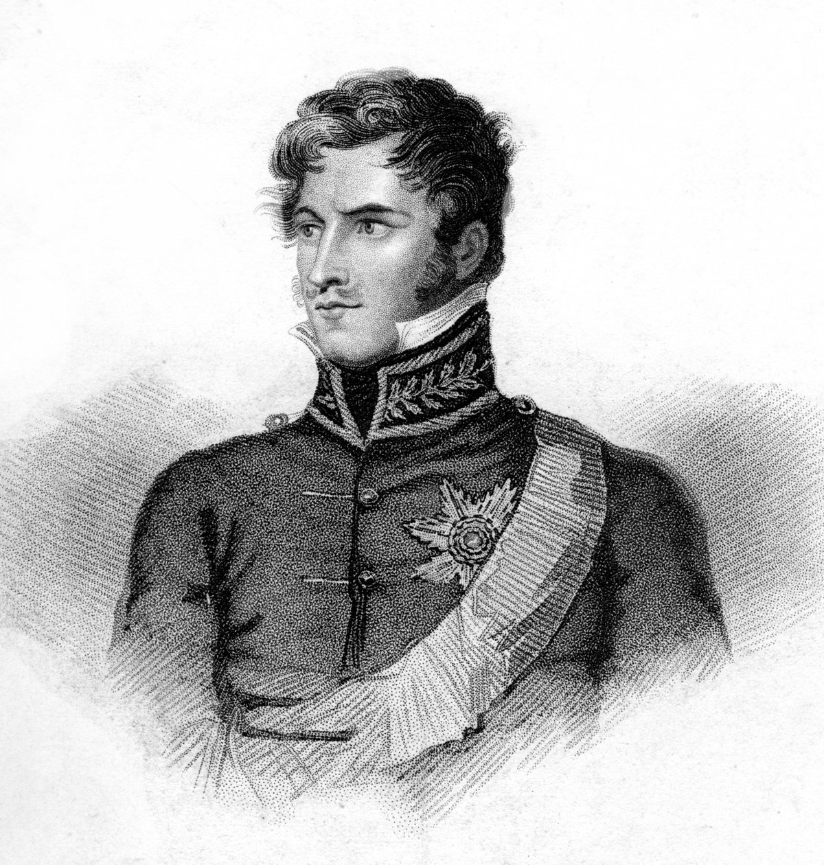 Prinz Leopold von Sachsen-Coburg-Saalfeld, 19. Jahrhundert von J. Hopwood