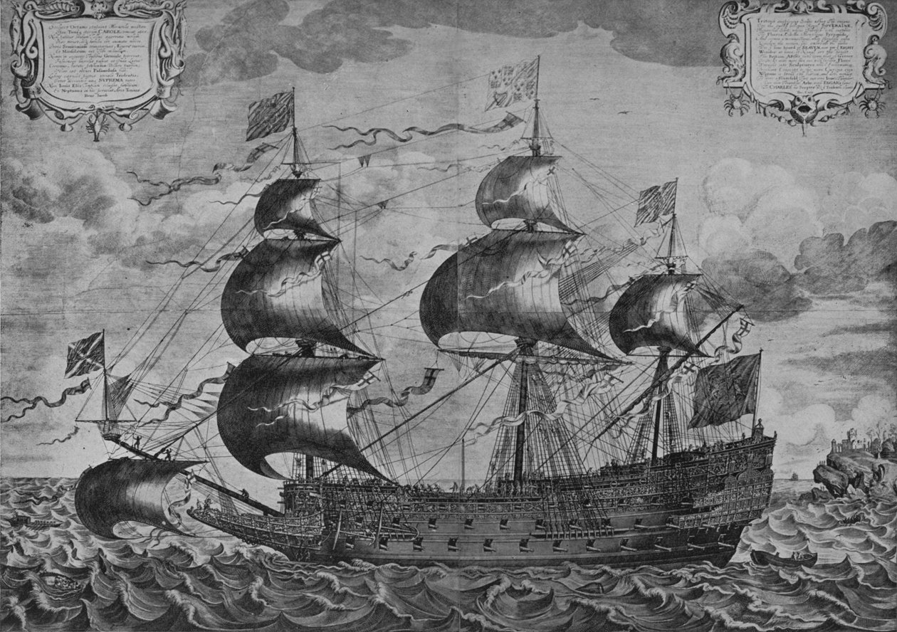 Die Souveränität der Meere, ca. 1637 von J. Payne