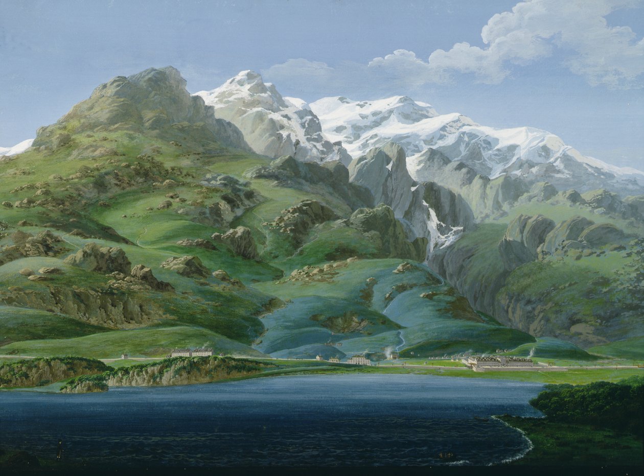 Blick auf Mont Cenis von J. Reviglio