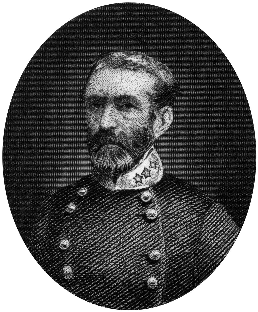 Braxton Bragg, konföderierter General, 1862-1867 von J. Rogers