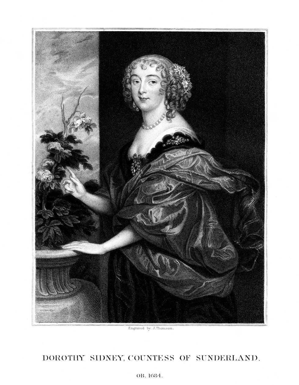Dorothy Spencer, Gräfin von Sunderland von J. Thomson