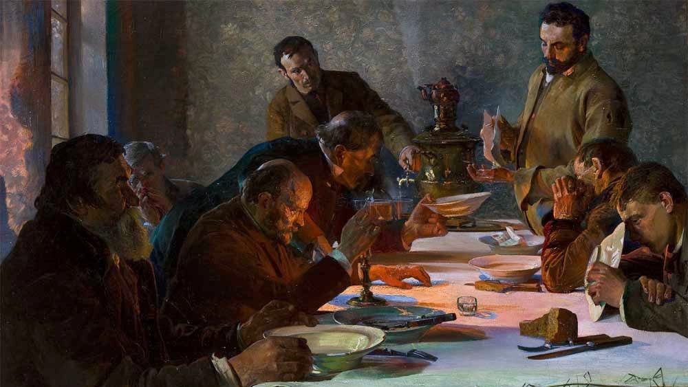 Heiligabend in Sibirien von Jacek Malczewski