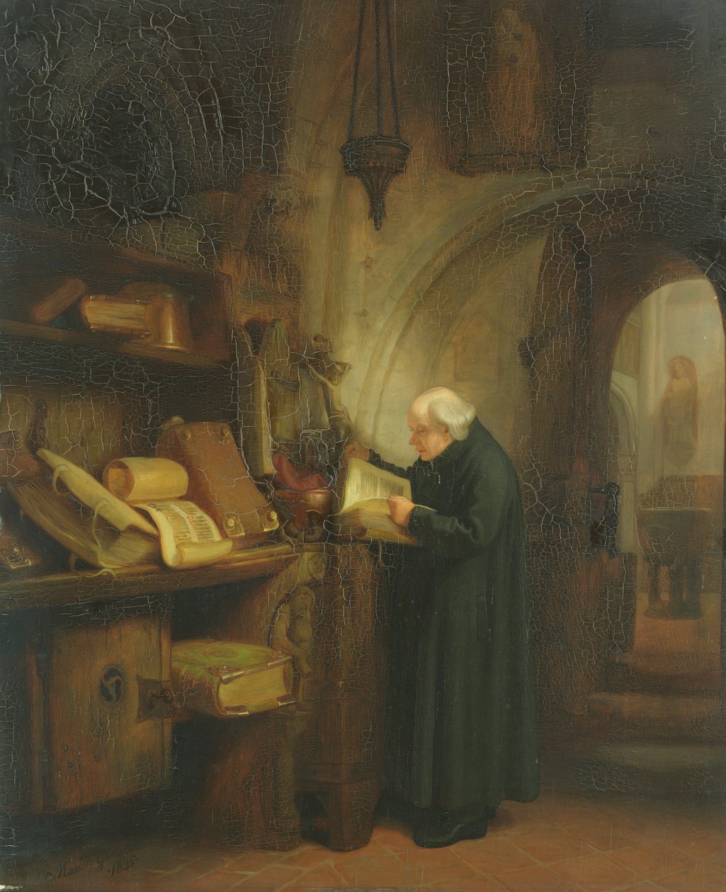 Die Sakristei, 1835 von Jacob Gensler