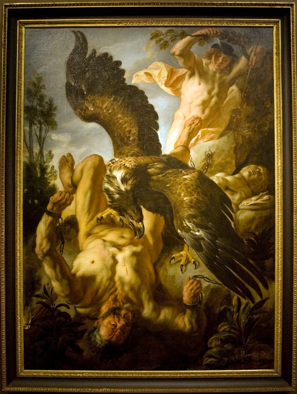 Der gefesselte Prometheus von Jacob Jordaens
