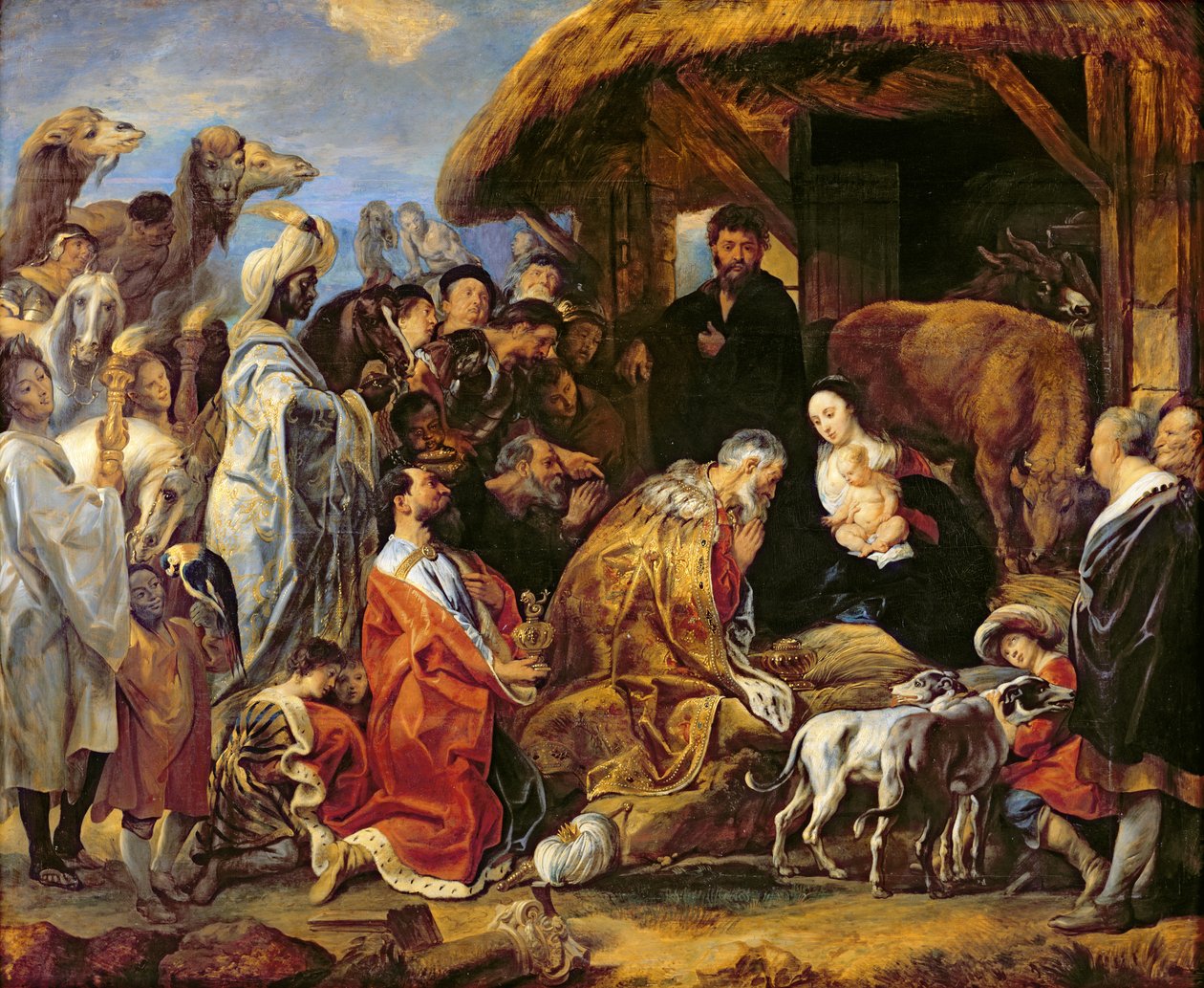 Die Anbetung der Könige von Jacob Jordaens