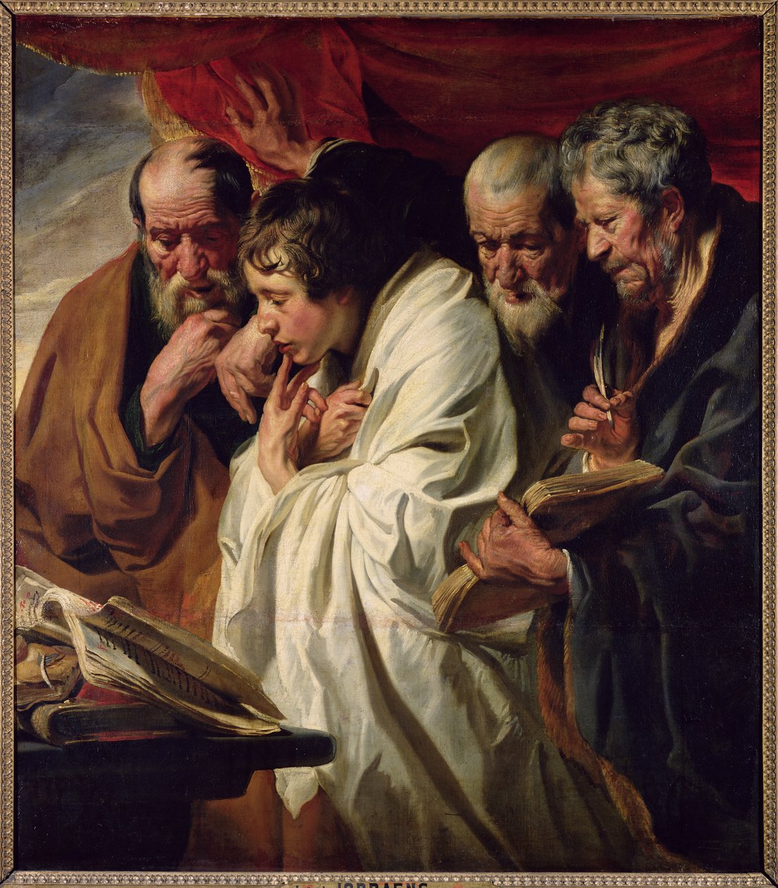 Die vier Evangelisten von Jacob Jordaens
