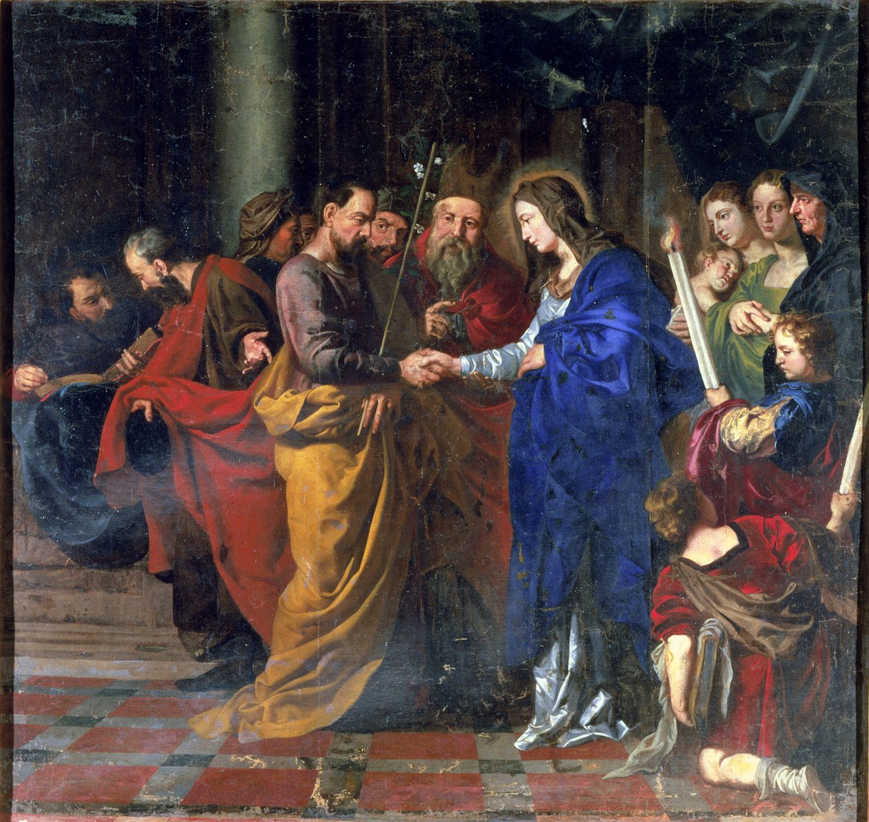 Die Vermählung der Jungfrau von Jacob Jordaens