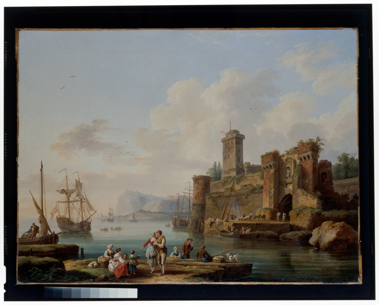 Hafenszene von Jacob Philippe Hackert
