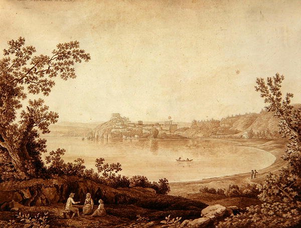 Lago di Bracciano von Jacob Philippe Hackert